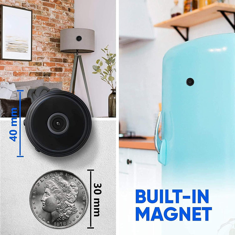 Magnetic Wi-Fi Mini Spy Camera