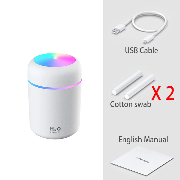 Portable Mini Humidifier & Essential Oil Diffuser