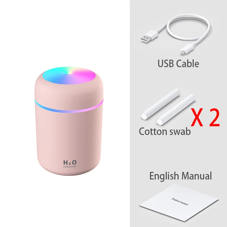 Portable Mini Humidifier & Essential Oil Diffuser