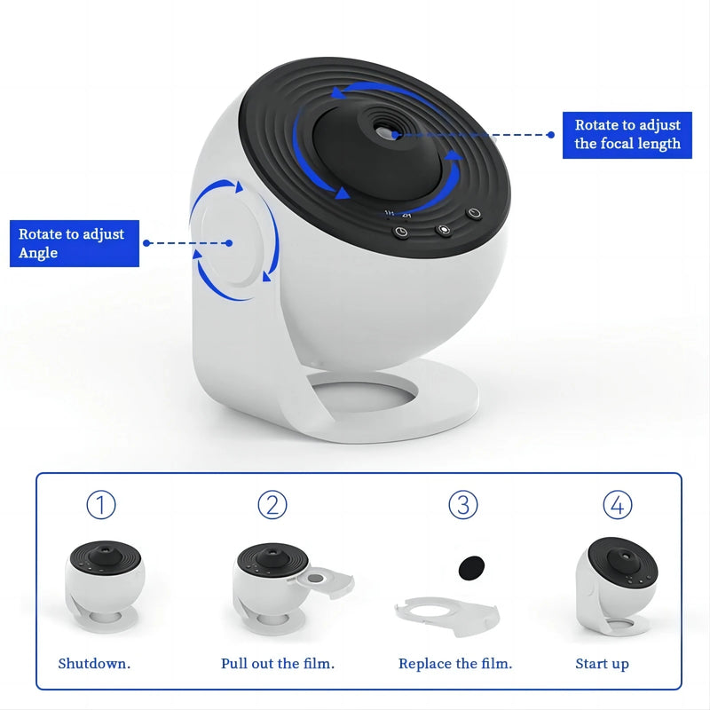 360° Rotating Sky Projector