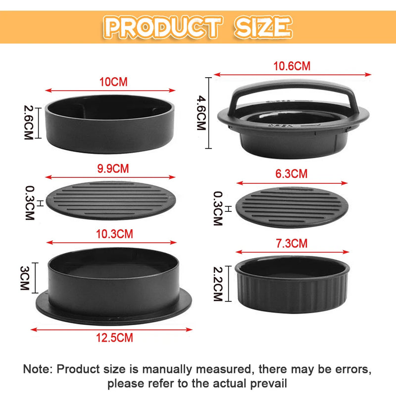 Non-Stick Hamburger Meat Press Maker