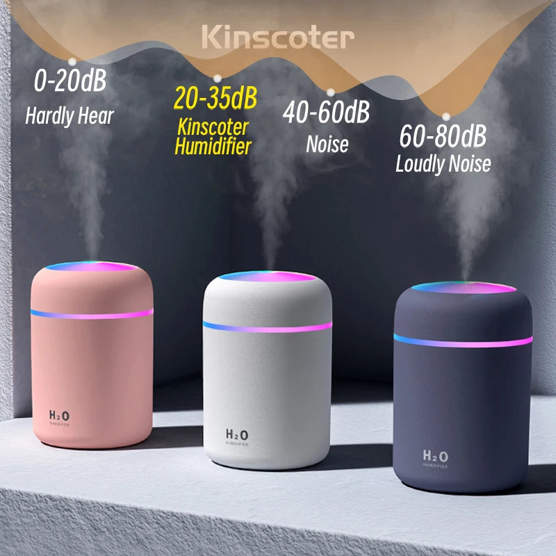 Portable Mini Humidifier & Essential Oil Diffuser